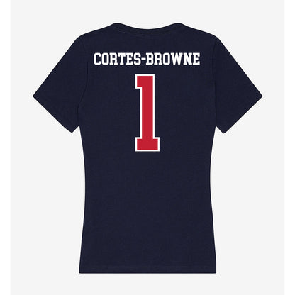 Arizona - NCAA Women's Soccer : Sofia Cortes-Browne - Classic Shersey Women's V-Neck T-Shirt-1