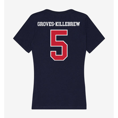 Arizona - NCAA Football : Marquis Groves-Killebrew - Classic Shersey Women's V-Neck T-Shirt-1