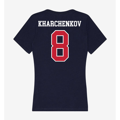 Arizona - NCAA Men's Basketball : Ivan Kharchenkov - Classic Shersey Women's V-Neck T-Shirt-1