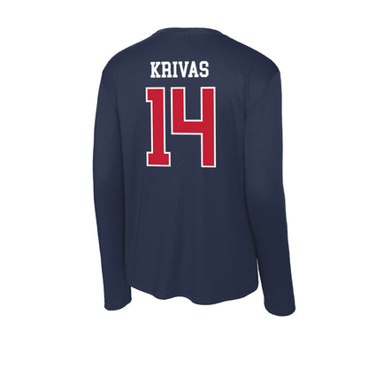 Arizona - NCAA Men's Basketball : Motiejus Krivas - Classic Shersey Activewear Long Sleeve T-Shirt-1