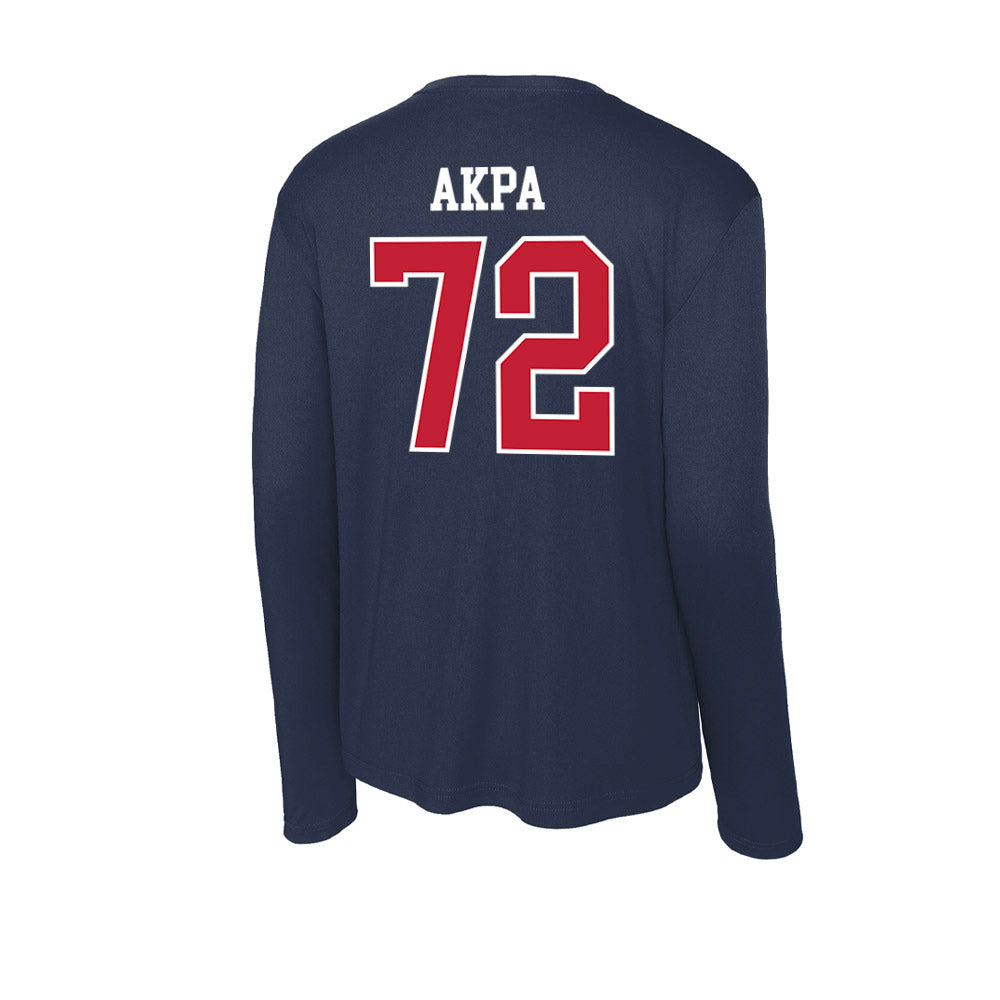 Arizona - NCAA Football : Louis Akpa - Classic Shersey Activewear Long Sleeve T-Shirt-1