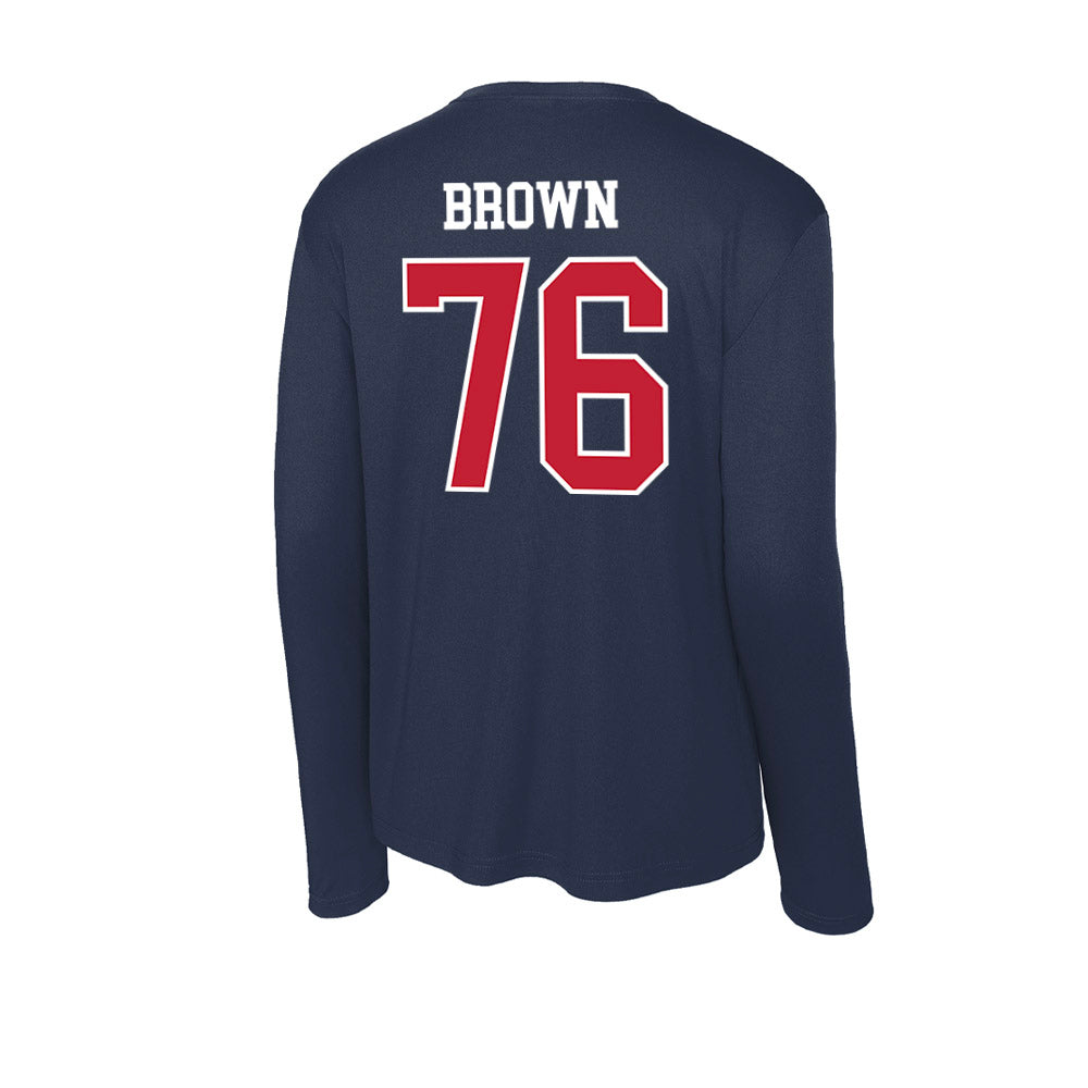 Arizona - NCAA Football : Jordan Brown - Classic Shersey Activewear Long Sleeve T-Shirt-1