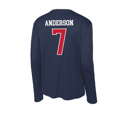 Arizona - NCAA Football : Sawyer Anderson - Classic Shersey Activewear Long Sleeve T-Shirt-1