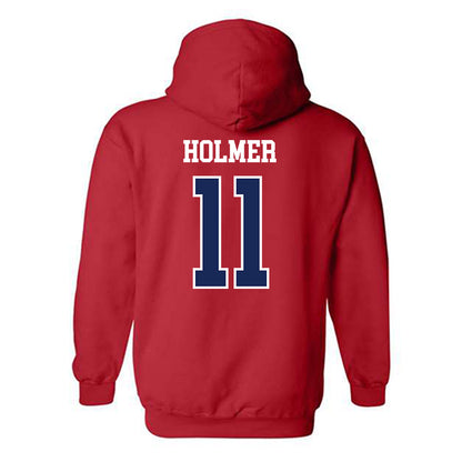 Arizona - NCAA Beach Volleyball : Regan Holmer - Classic Shersey Hooded Sweatshirt-1