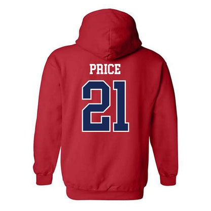 Arizona - NCAA Football : Johno Price - Classic Shersey Hooded Sweatshirt-1