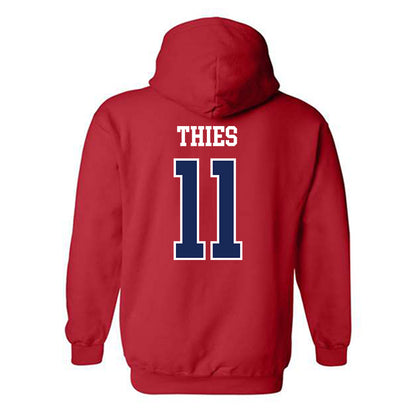 Arizona - NCAA Women's Volleyball : Paige Thies - Classic Shersey Hooded Sweatshirt-1