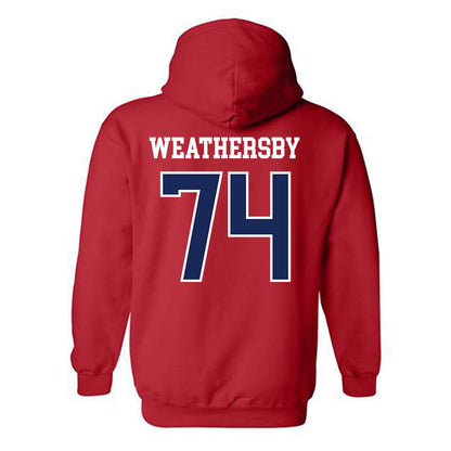 Arizona - NCAA Women's Soccer : Ella Weathersby - Classic Shersey Hooded Sweatshirt-1