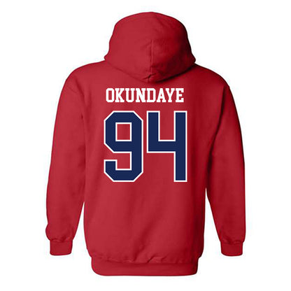 Arizona - NCAA Football : Eduwa Okundaye - Classic Shersey Hooded Sweatshirt-1