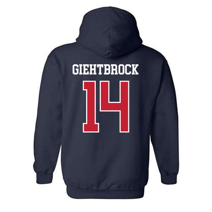 Arizona - NCAA Women's Volleyball : Chloe Giehtbrock - Classic Shersey Hooded Sweatshirt-1