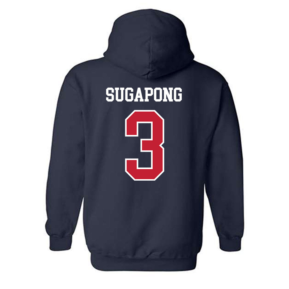 Arizona - NCAA Women's Basketball : Sumayah Sugapong - Classic Shersey Hooded Sweatshirt-1
