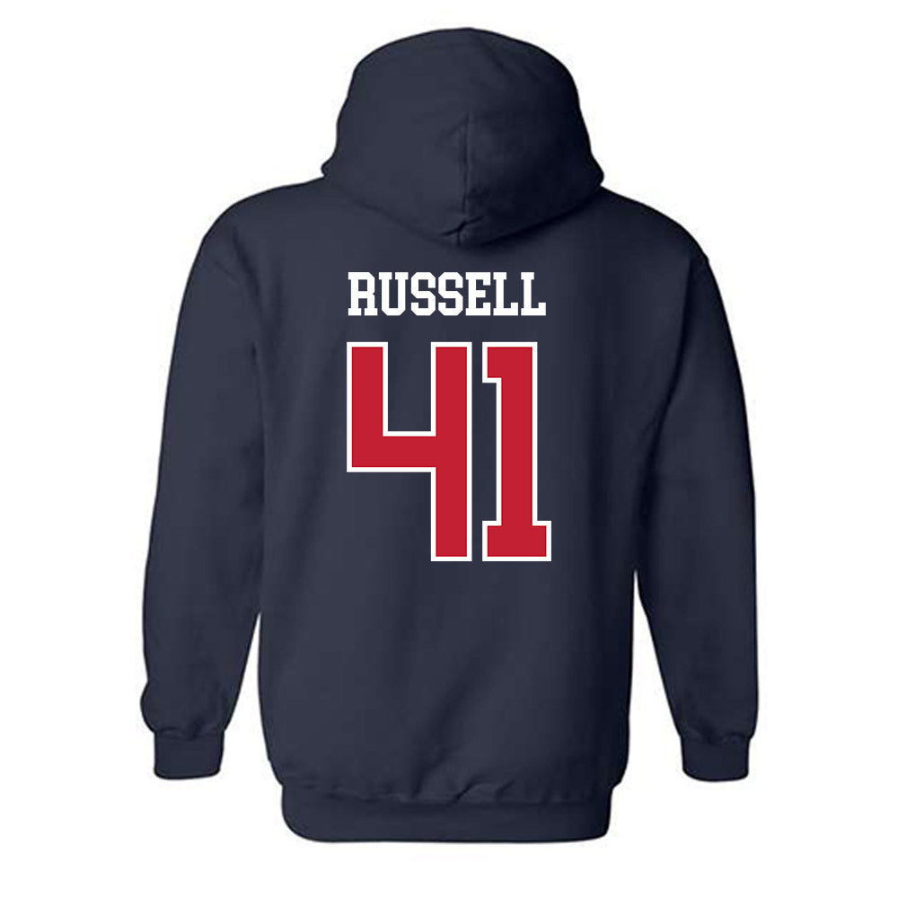 Arizona - NCAA Baseball : Tyler Russell - Classic Shersey Hooded Sweatshirt-1
