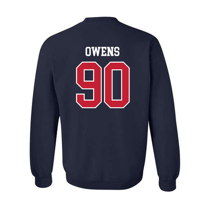 Arizona - NCAA Football : Chancellor Owens - Classic Shersey Crewneck Sweatshirt-1