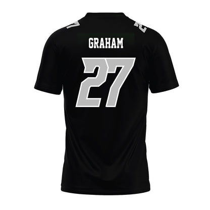Delaware - NCAA Football : AJ Graham - Black Premium Football Jersey-1
