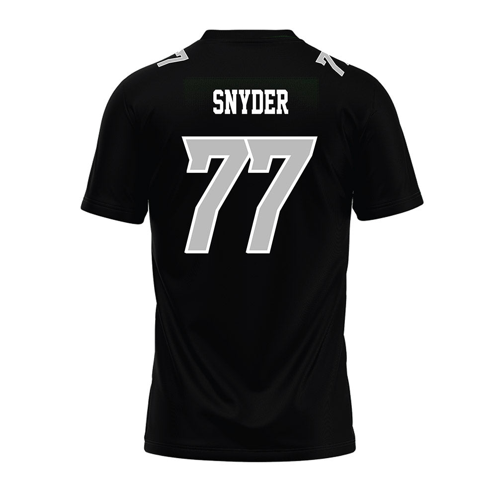 Delaware - NCAA Football : Cole Snyder - Black Premium Football Jersey-1