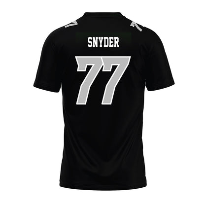 Delaware - NCAA Football : Cole Snyder - Black Premium Football Jersey-1