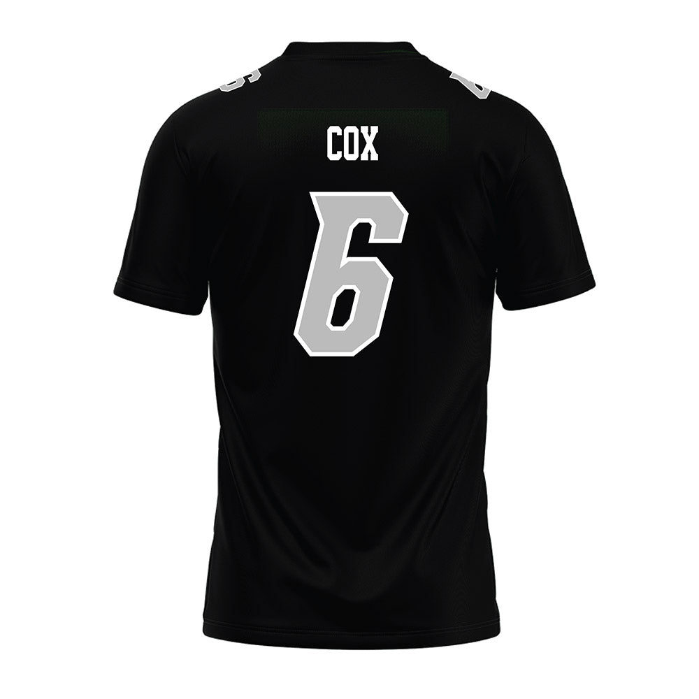 Delaware - NCAA Football : Kshawn Cox - Black Premium Football Jersey-1