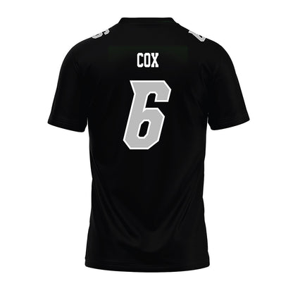 Delaware - NCAA Football : Kshawn Cox - Black Premium Football Jersey-1