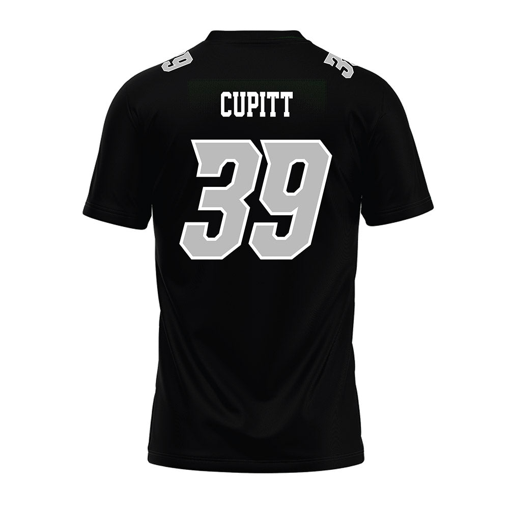 Delaware - NCAA Football : Josh Cupitt - Black Premium Football Jersey-1