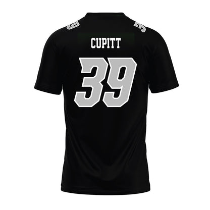 Delaware - NCAA Football : Josh Cupitt - Black Premium Football Jersey-1