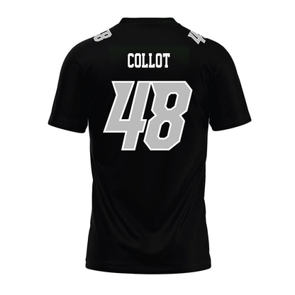 Delaware - NCAA Football : Christian Collot - Black Premium Football Jersey-1