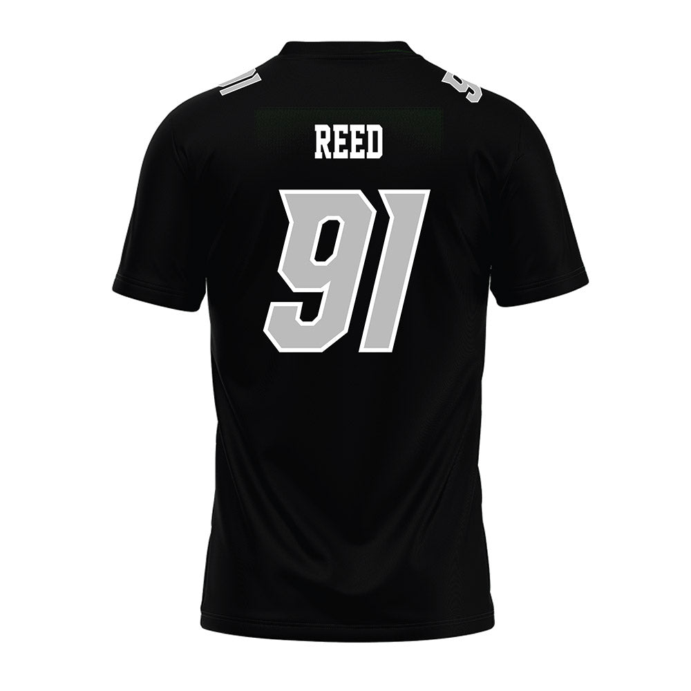 Delaware - NCAA Football : Nate Reed - Black Premium Football Jersey-1