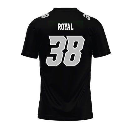 Delaware - NCAA Football : Kingsley Royal - Black Premium Football Jersey-1