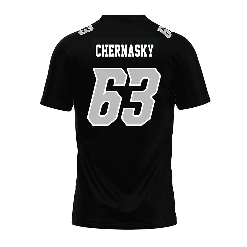 Delaware - NCAA Football : Thomas Chernasky - Black Premium Football Jersey-1