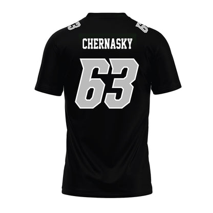 Delaware - NCAA Football : Thomas Chernasky - Black Premium Football Jersey-1