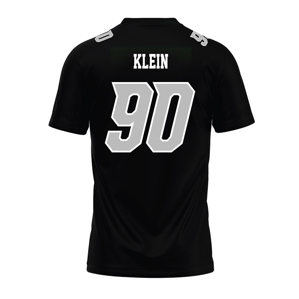 Delaware - NCAA Football : Logan Klein - Black Premium Football Jersey-1