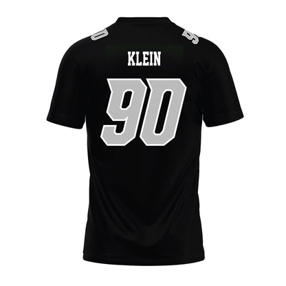 Delaware - NCAA Football : Logan Klein - Black Premium Football Jersey-1