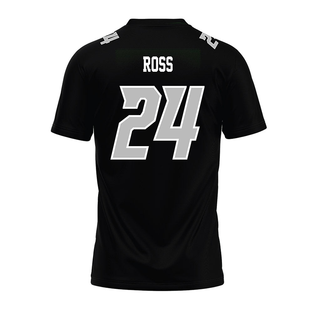 Delaware - NCAA Football : Jalen Ross - Black Premium Football Jersey-1