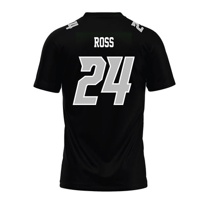 Delaware - NCAA Football : Jalen Ross - Black Premium Football Jersey-1