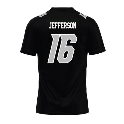 Delaware - NCAA Football : Noah Jefferson - Black Premium Football Jersey-1