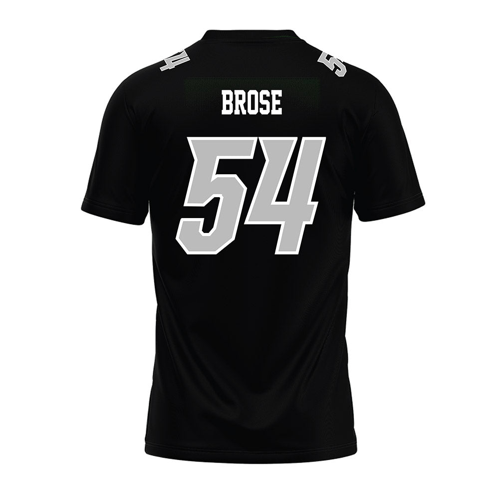 Delaware - NCAA Football : Fintan Brose - Black Premium Football Jersey-1