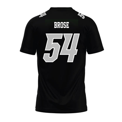 Delaware - NCAA Football : Fintan Brose - Black Premium Football Jersey-1