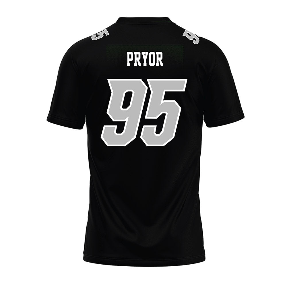 Delaware - NCAA Football : Micah Pryor - Black Premium Football Jersey-1