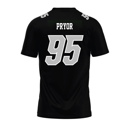 Delaware - NCAA Football : Micah Pryor - Black Premium Football Jersey-1