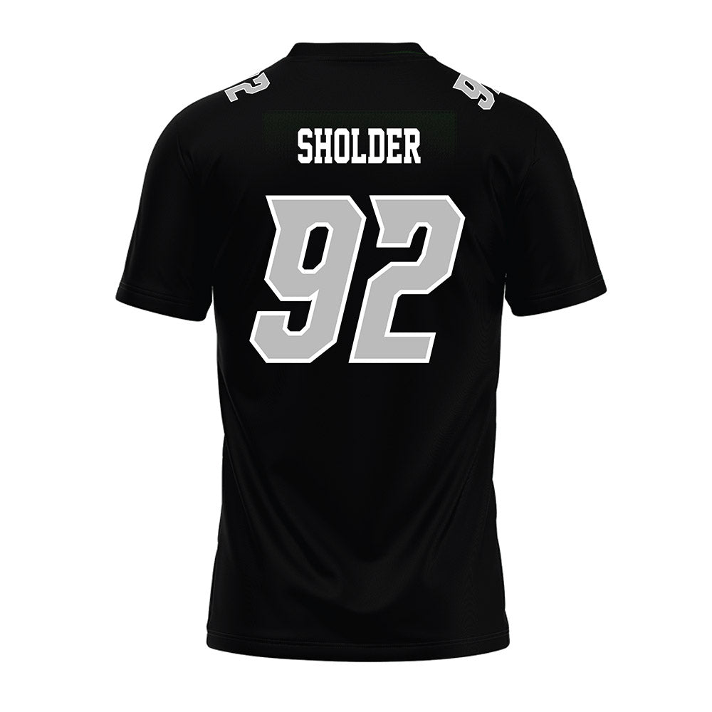Delaware - NCAA Football : Sky Sholder - Black Premium Football Jersey-1