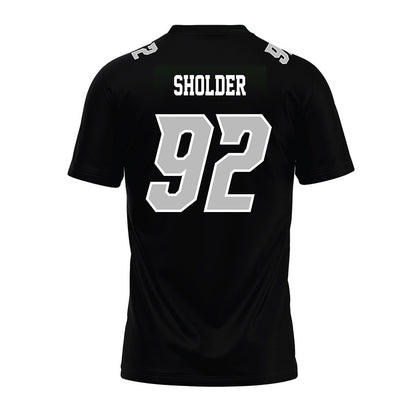 Delaware - NCAA Football : Sky Sholder - Black Premium Football Jersey-1
