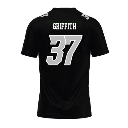 Delaware - NCAA Football : Dillon Griffith - Black Premium Football Jersey-1