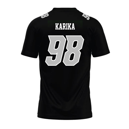 Delaware - NCAA Football : Nicholas Karika - Black Premium Football Jersey-1