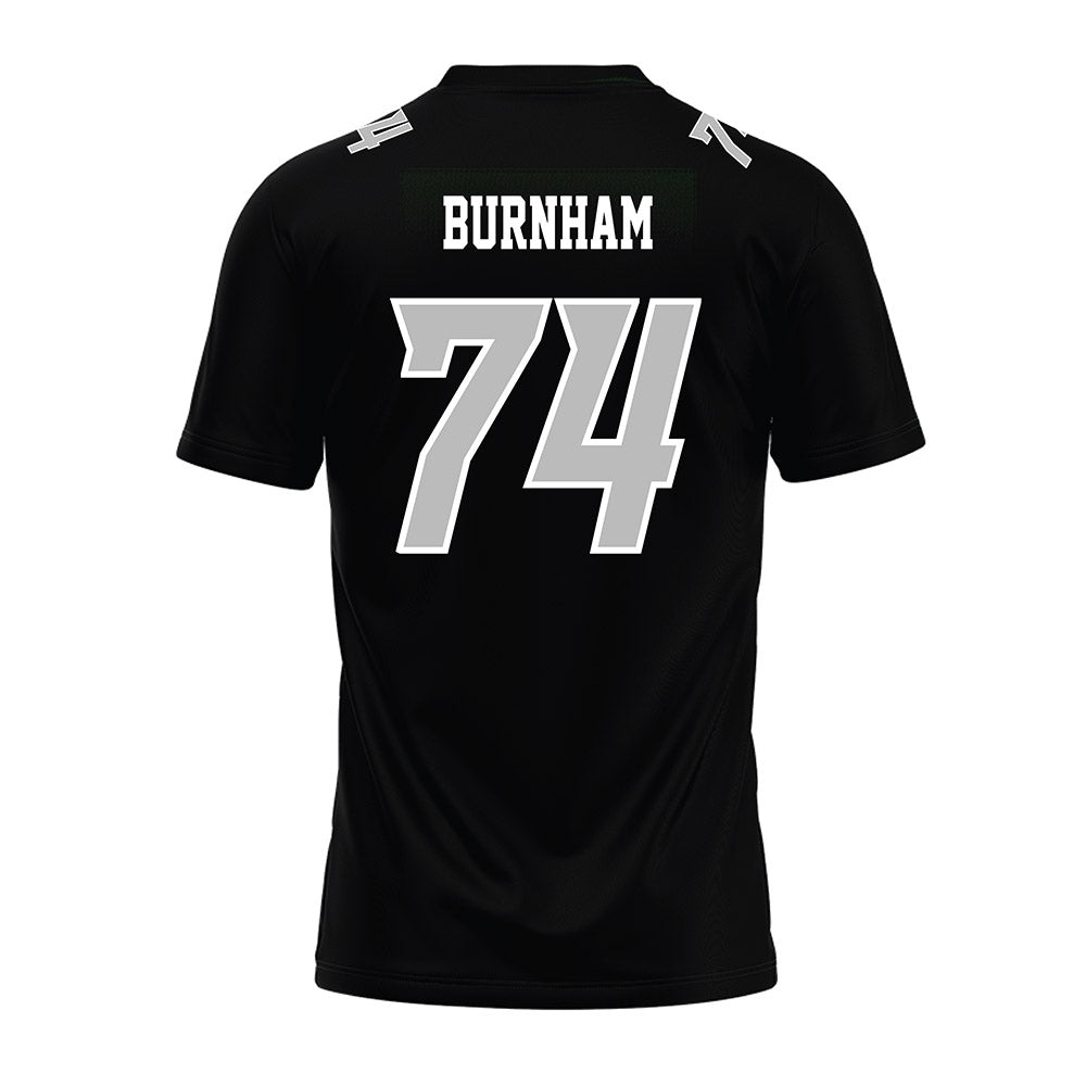 Delaware - NCAA Football : Tyler Burnham - Black Premium Football Jersey-1