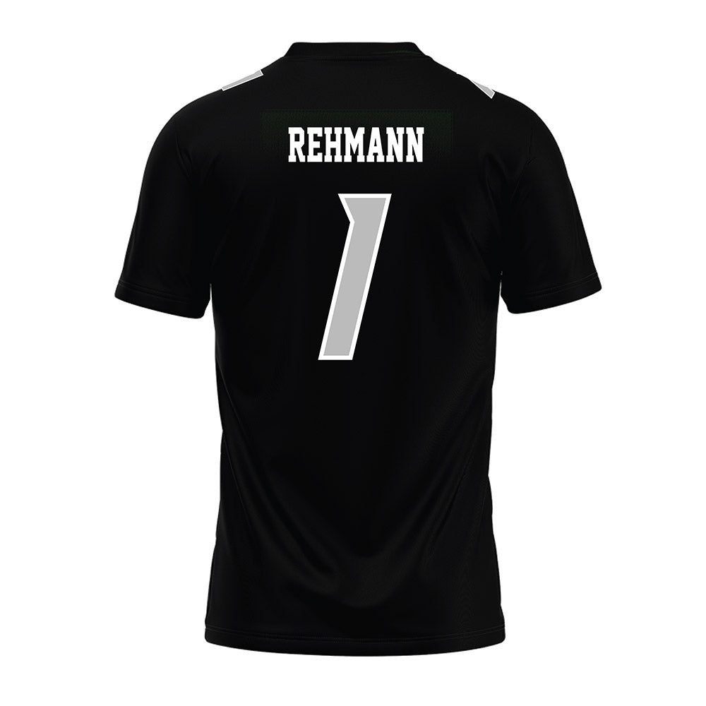 Delaware - NCAA Football : Brandon Rehmann - Black Premium Football Jersey-1