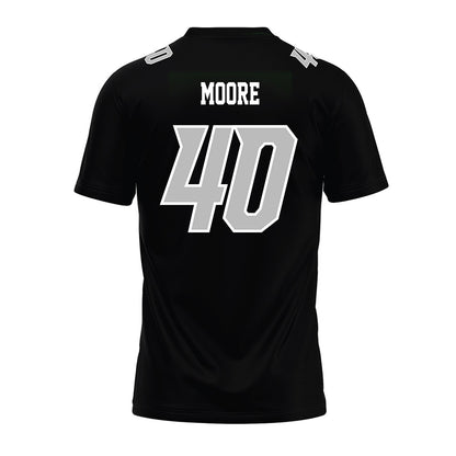 Delaware - NCAA Football : Scott Moore - Black Premium Football Jersey-1