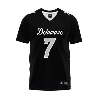 Delaware - NCAA Football : Thomas Amankwaa - Black Premium Football Jersey-0