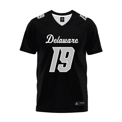 Delaware - NCAA Football : Dillon Trainer - Black Premium Football Jersey-0