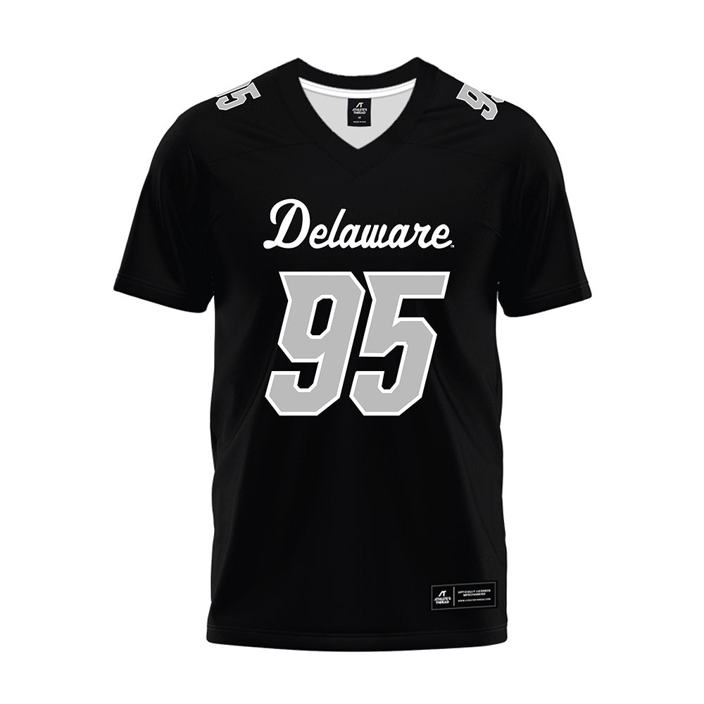 Delaware - NCAA Football : Micah Pryor - Black Premium Football Jersey-0