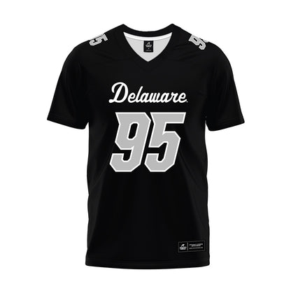 Delaware - NCAA Football : Micah Pryor - Black Premium Football Jersey-0