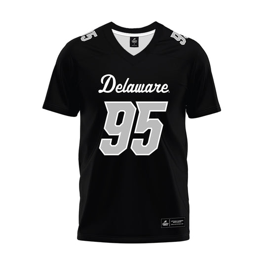 Delaware - NCAA Football : Micah Pryor - Black Premium Football Jersey-0
