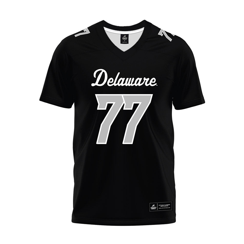Delaware - NCAA Football : Cole Snyder - Black Premium Football Jersey-0